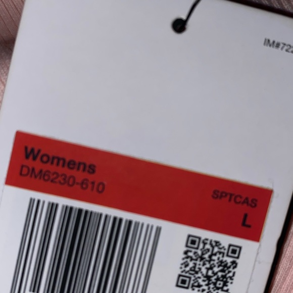 NWT Nike Sportswear Essentials Pink Ribbed Dress Size Large - Picture 11 of 12